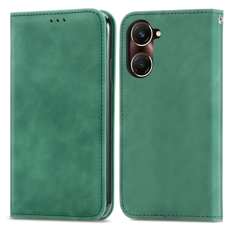 For vivo Y37 Retro Skin Feel Magnetic Flip Leather Phone Case