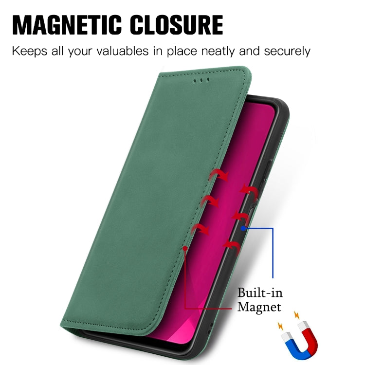 For vivo Y37 Retro Skin Feel Magnetic Flip Leather Phone Case