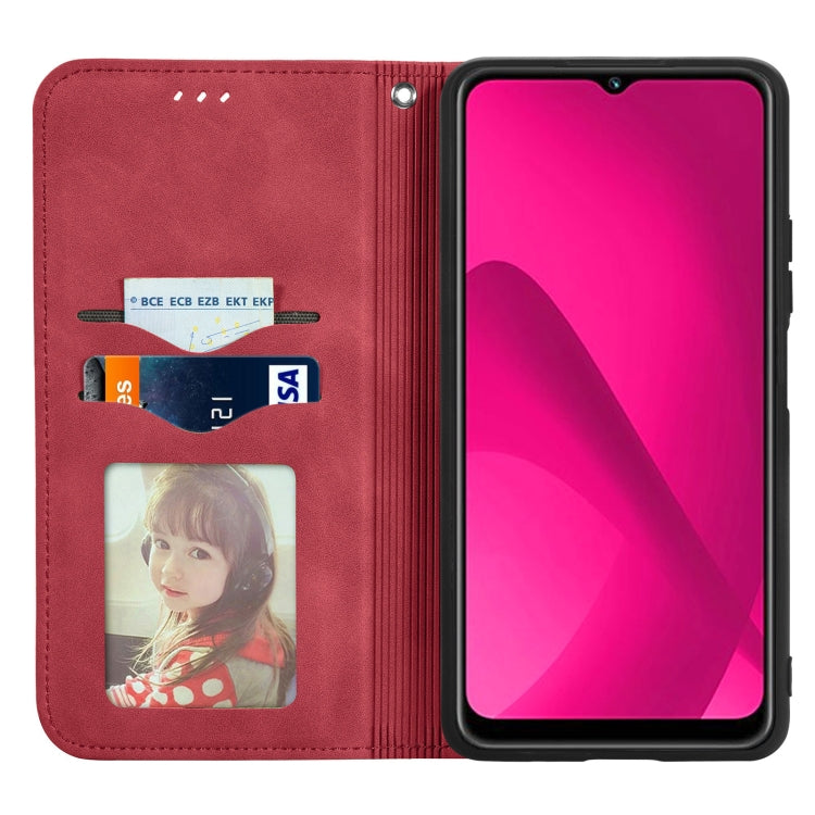 For vivo Y37 Retro Skin Feel Magnetic Flip Leather Phone Case