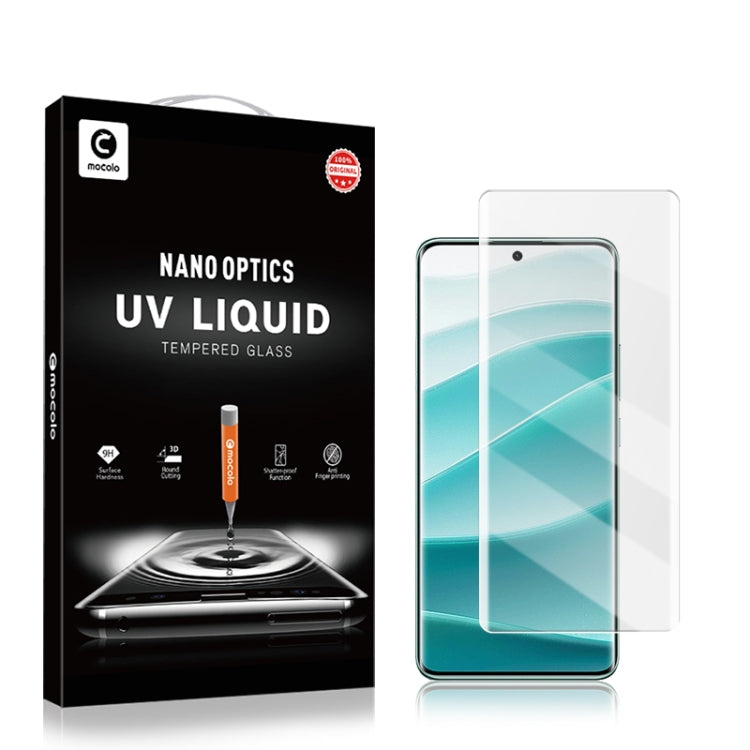 For Redmi Note 14 Pro+ 5G mocolo 9H 3D Full Screen UV Tempered Glass Film