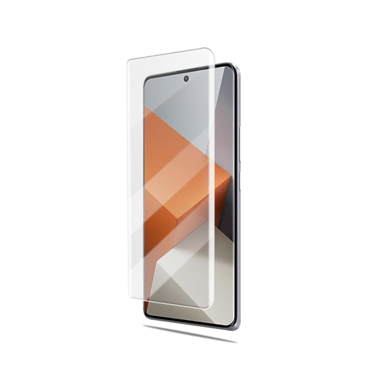 For  Redmi Note 13 Pro+ mocolo 9H 3D Full Screen UV Tempered Glass Film
