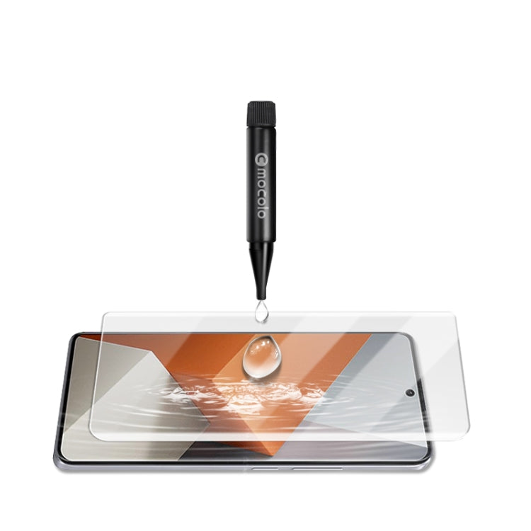 For  Redmi Note 13 Pro+ mocolo 9H 3D Full Screen UV Tempered Glass Film