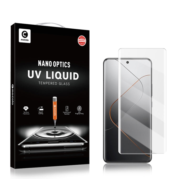 For Xiaomi 14 Pro mocolo 9H 3D Full Screen UV Tempered Glass Film