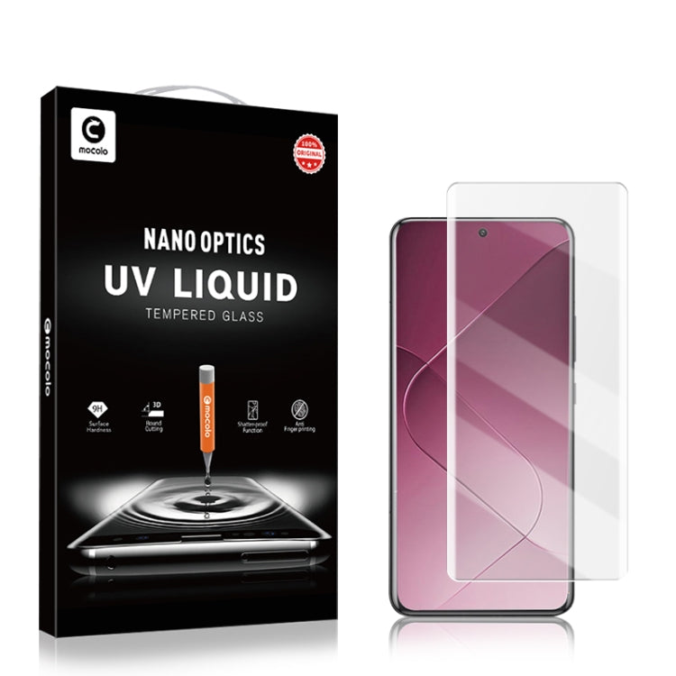 For Xiaomi 14 Ultra mocolo 9H 3D Full Screen UV Tempered Glass Film
