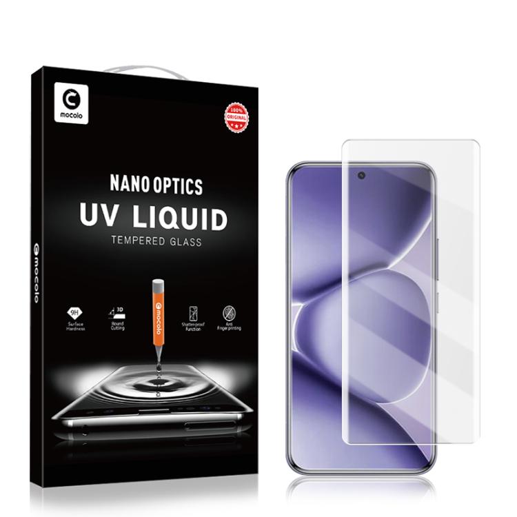 For Redmi Note 15 Pro+ Global 163.3mm mocolo 9H 3D Full Screen UV Tempered Glass Film
