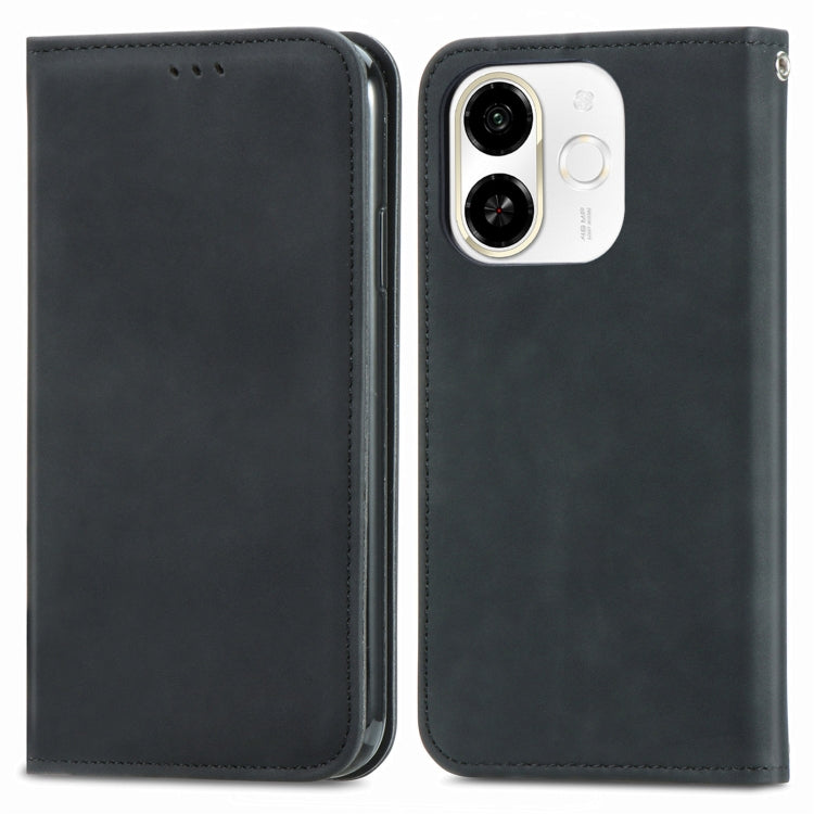 For Tecno Spark 30C 5G Retro Skin Feel Magnetic Leather Phone Case