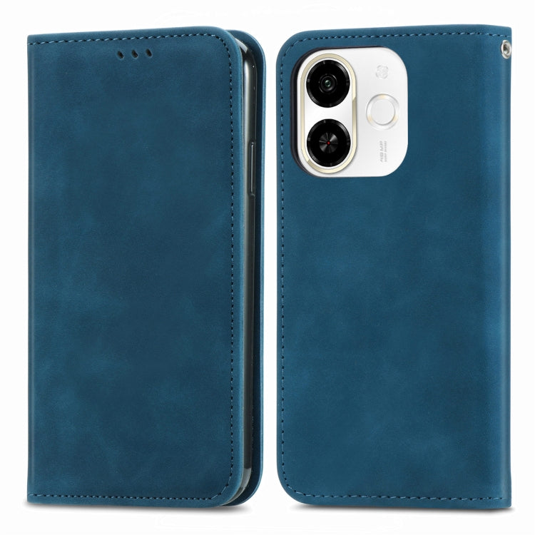 For Tecno Spark 30C 5G Retro Skin Feel Magnetic Leather Phone Case