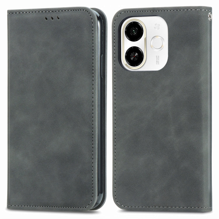 For Tecno Spark 30C 5G Retro Skin Feel Magnetic Leather Phone Case