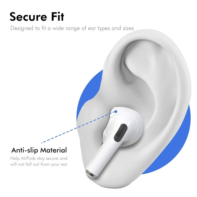 For Apple AirPods 4 2024 ENKAY Hat-Prince Thickened Silicone Case with Hook and Anti-lost Silicone Earbuds
