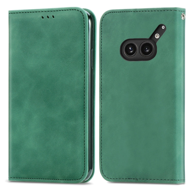 For Nothing Phone 2a Plus Retro Skin Feel Magnetic Flip Leather Phone Case