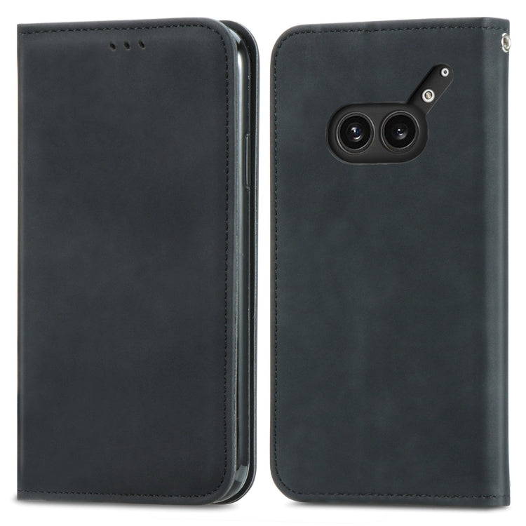 For Nothing Phone 2a Plus Retro Skin Feel Magnetic Flip Leather Phone Case