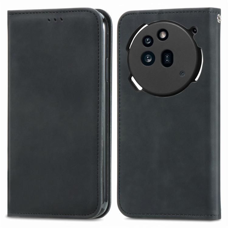 For Nothing Phone 3a Retro Skin Feel Magnetic Flip Leather Phone Case