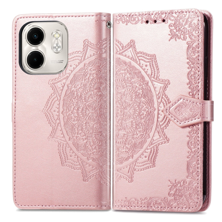 For Infinix Smart 9 Mandala Flower Embossed Leather Phone Case