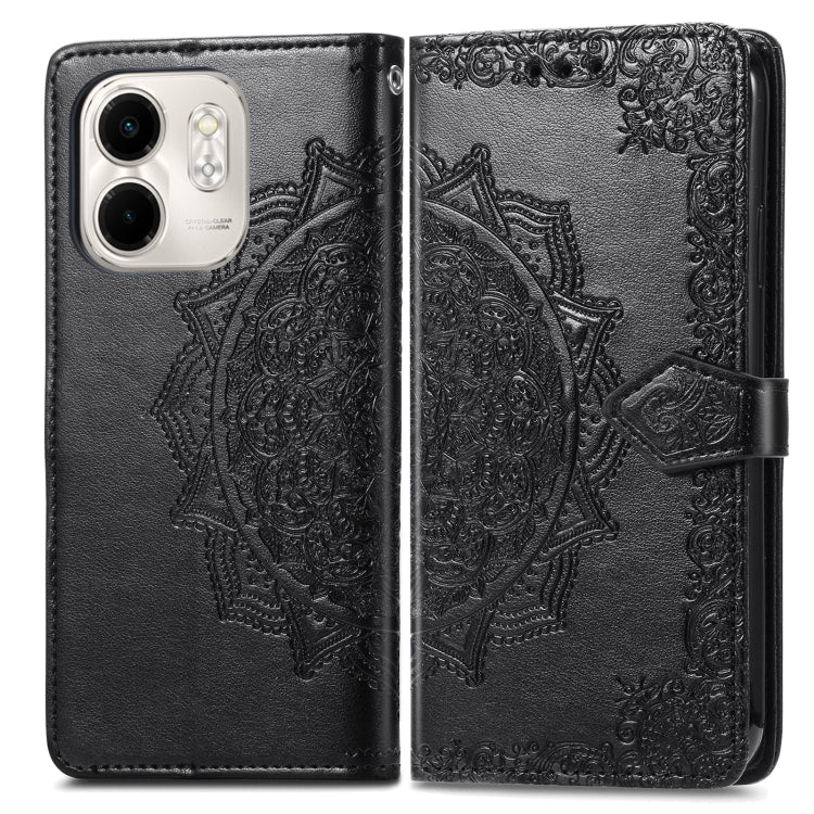 For Infinix Smart 9 Mandala Flower Embossed Leather Phone Case