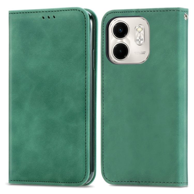 For Infinix Smart 9 Retro Skin Feel Magnetic Flip Leather Phone Case