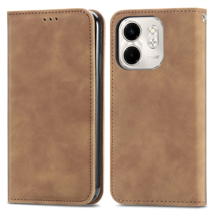 For Infinix Smart 9 Retro Skin Feel Magnetic Flip Leather Phone Case