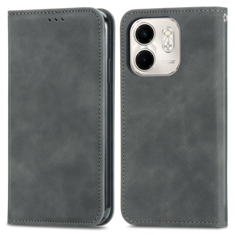 For Infinix Smart 9 Retro Skin Feel Magnetic Flip Leather Phone Case