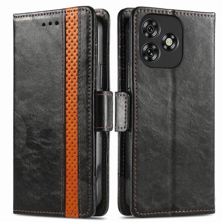 For Oukitel C53 CaseNeo Splicing Dual Magnetic Buckle Leather Phone Case