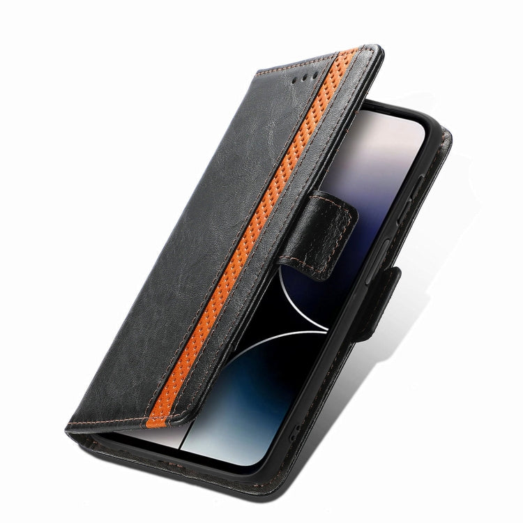 For Oukitel C53 CaseNeo Splicing Dual Magnetic Buckle Leather Phone Case