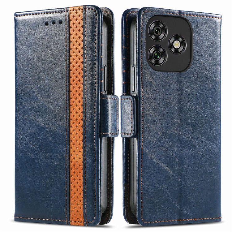 For Oukitel C53 CaseNeo Splicing Dual Magnetic Buckle Leather Phone Case