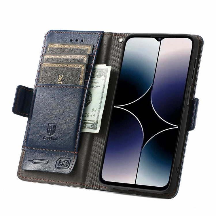 For Oukitel C53 CaseNeo Splicing Dual Magnetic Buckle Leather Phone Case