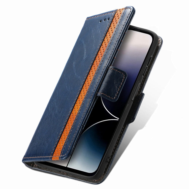 For Oukitel C53 CaseNeo Splicing Dual Magnetic Buckle Leather Phone Case