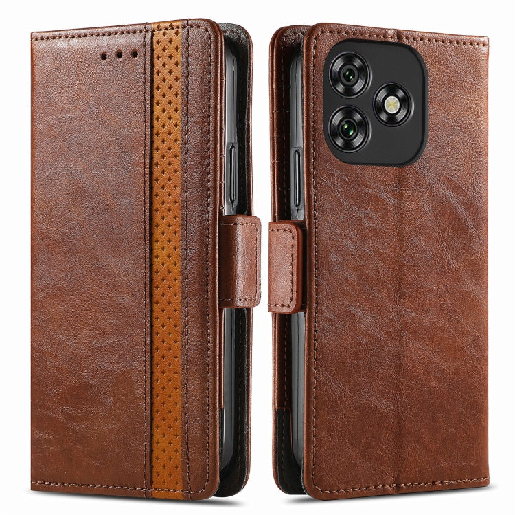 For Oukitel C53 CaseNeo Splicing Dual Magnetic Buckle Leather Phone Case