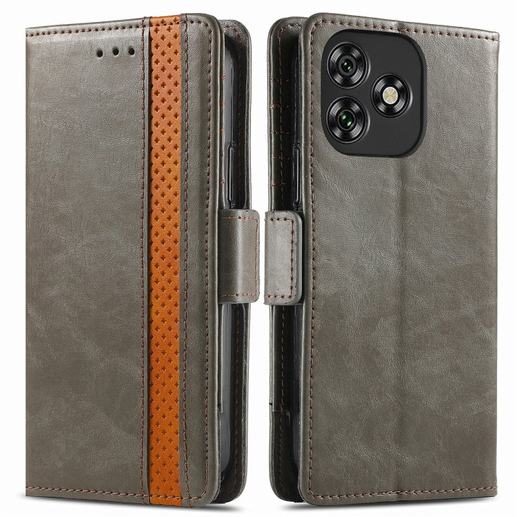 For Oukitel C53 CaseNeo Splicing Dual Magnetic Buckle Leather Phone Case