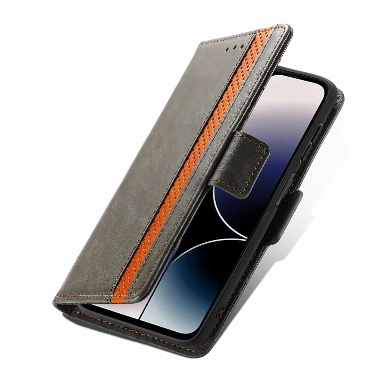 For Oukitel C53 CaseNeo Splicing Dual Magnetic Buckle Leather Phone Case