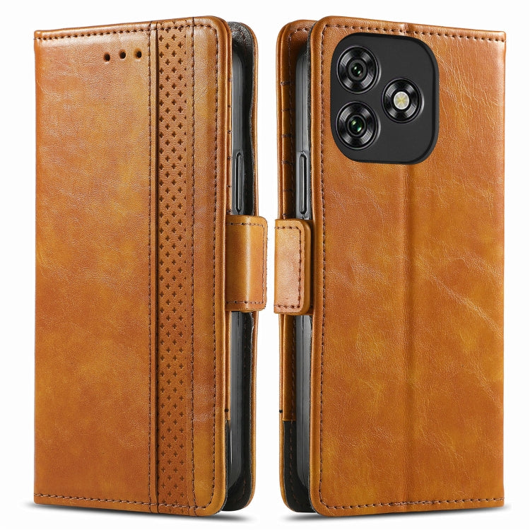 For Oukitel C53 CaseNeo Splicing Dual Magnetic Buckle Leather Phone Case