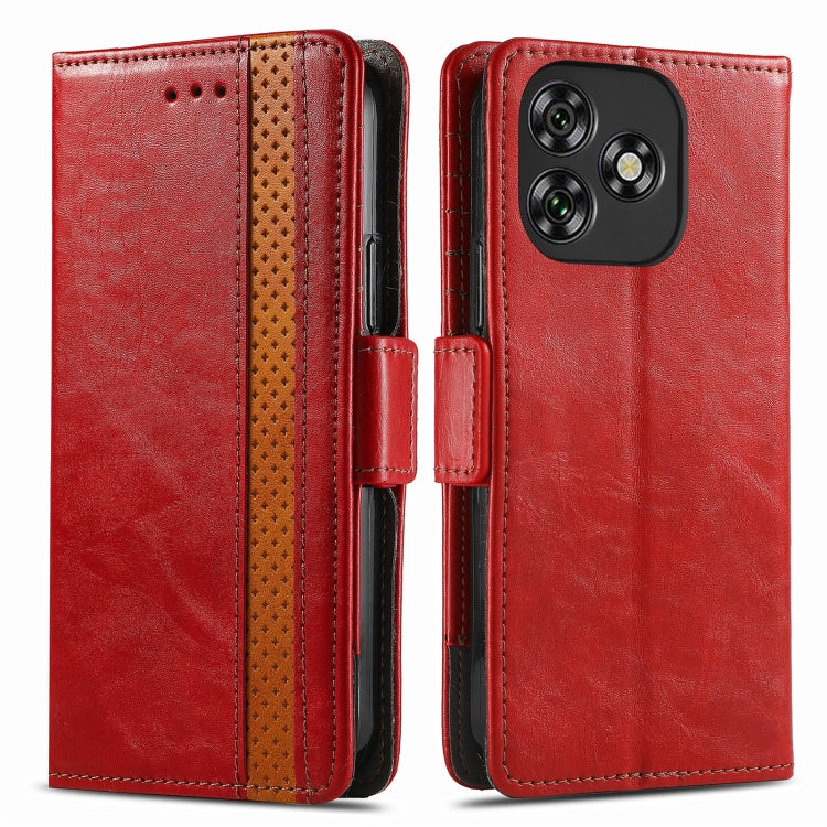 For Oukitel C53 CaseNeo Splicing Dual Magnetic Buckle Leather Phone Case
