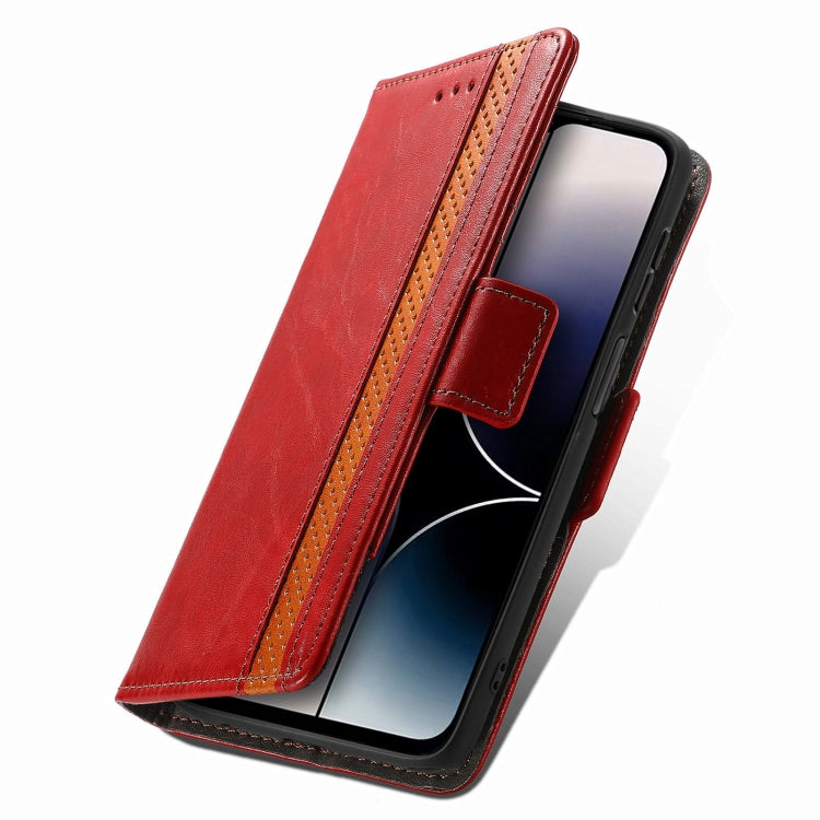 For Oukitel C53 CaseNeo Splicing Dual Magnetic Buckle Leather Phone Case