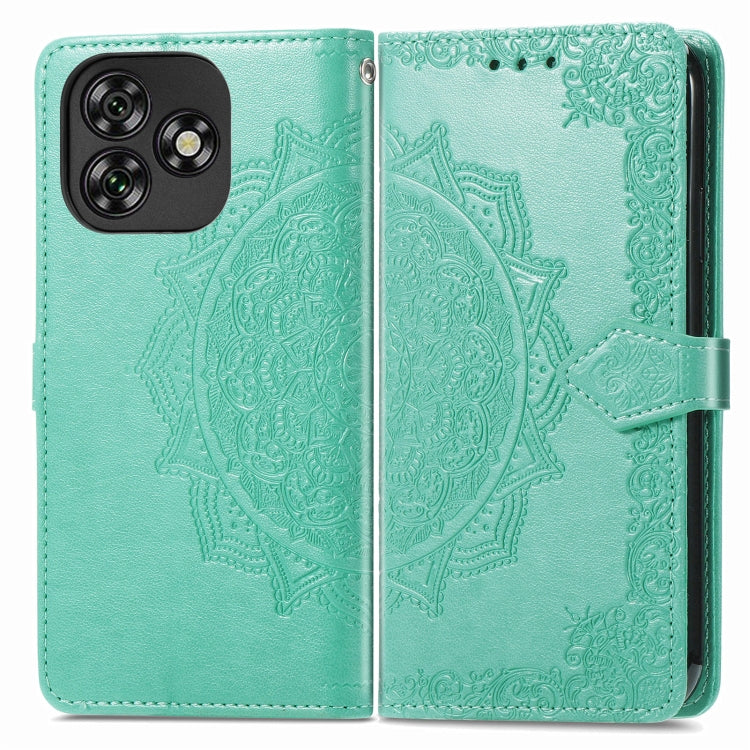 For Oukitel C53 Mandala Flower Embossed Leather Phone Case