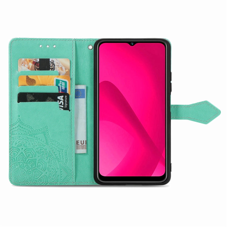 For Oukitel C53 Mandala Flower Embossed Leather Phone Case