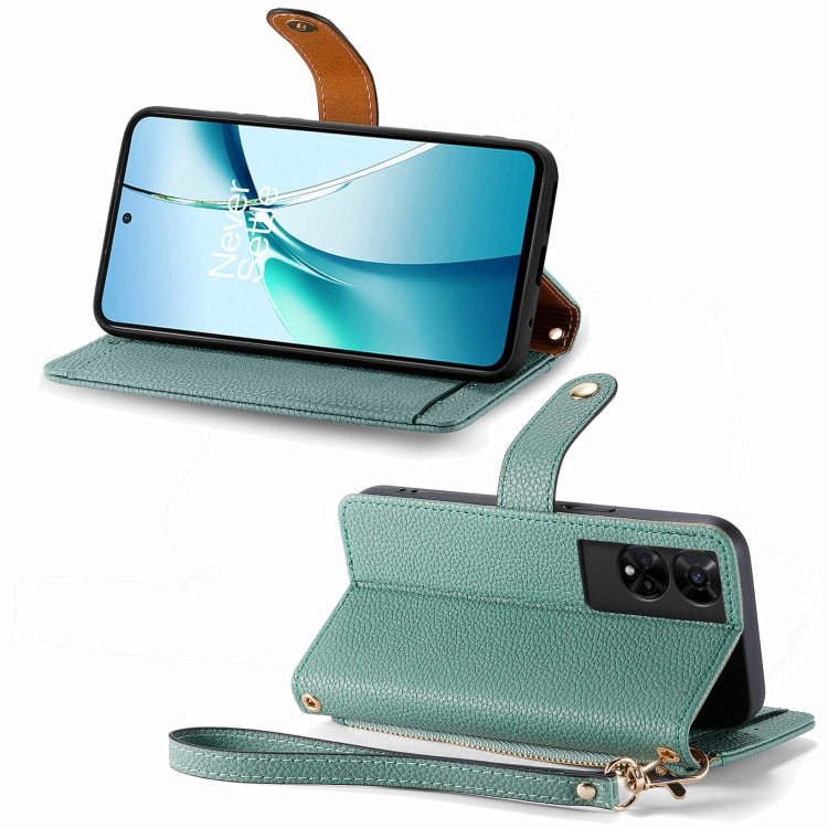 For TCL 50 5G Love Zipper Lanyard Leather Phone Case