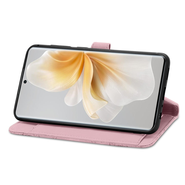For TCL 50 5G Embossed Flower Zipper Leather Phone Case