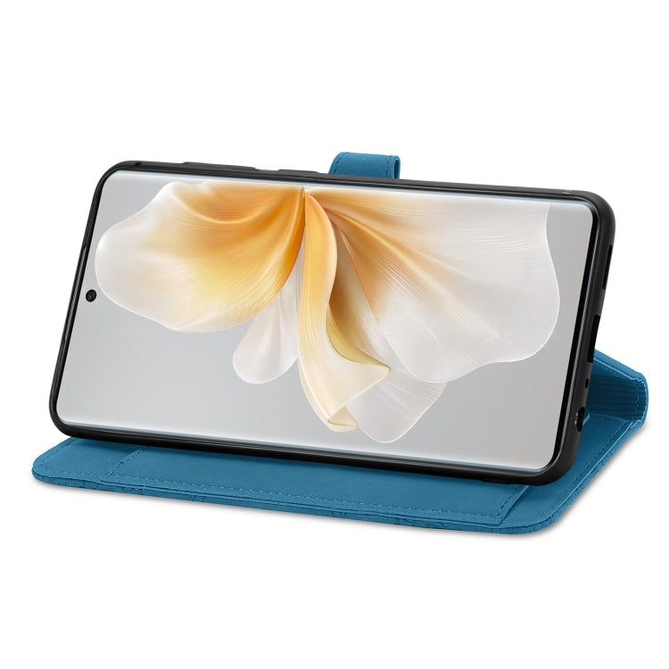 For TCL 50 5G Embossed Flower Zipper Leather Phone Case