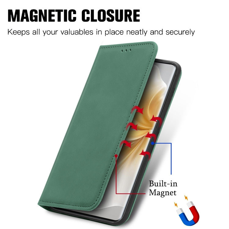 For TCL 50 5G Retro Skin Feel Magnetic Flip Leather Phone Case