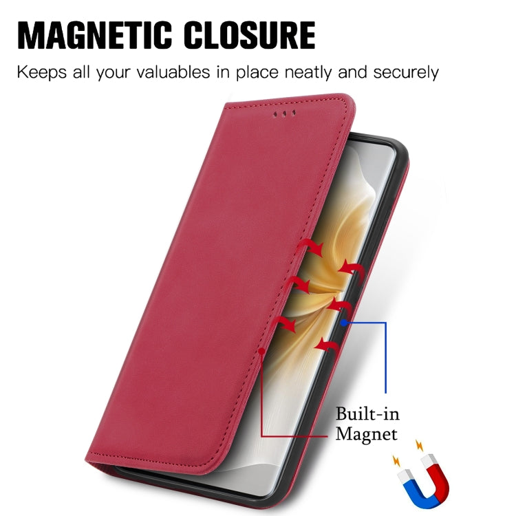 For TCL 50 5G Retro Skin Feel Magnetic Flip Leather Phone Case