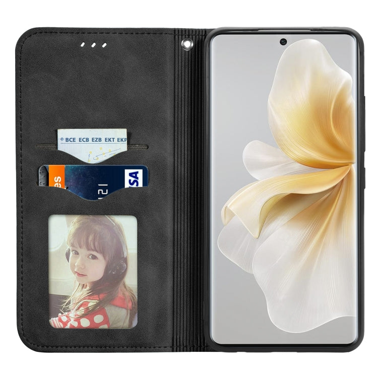 For TCL 50 5G Retro Skin Feel Magnetic Flip Leather Phone Case