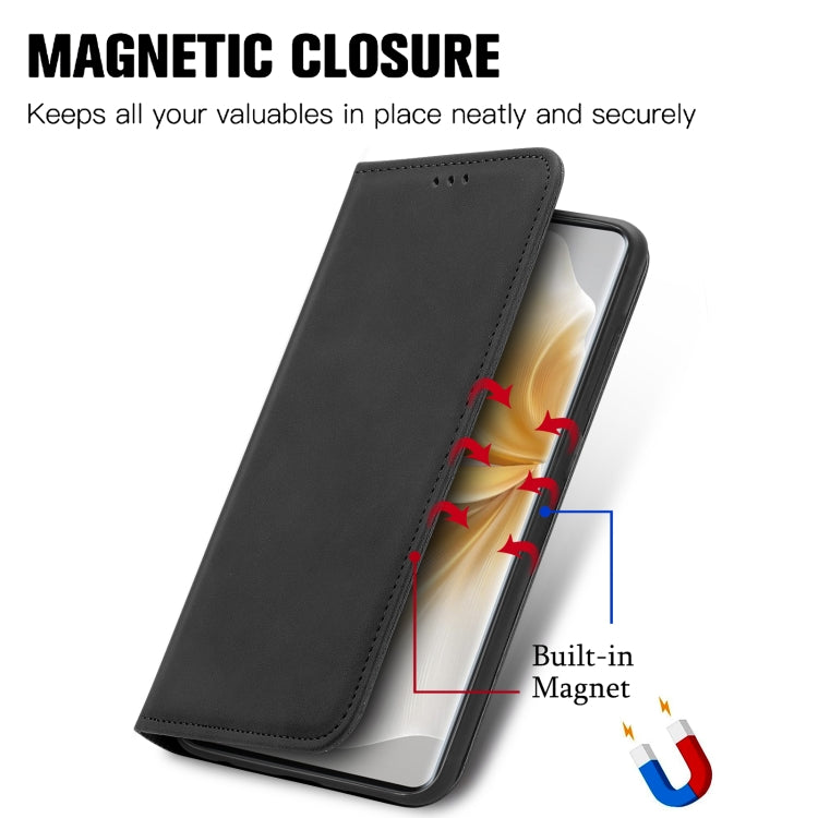 For TCL 50 5G Retro Skin Feel Magnetic Flip Leather Phone Case