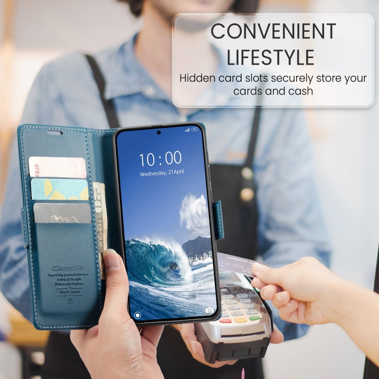 For Xiaomi 14T CaseMe 023 Butterfly Buckle Litchi Texture RFID Anti-theft Leather Phone Case