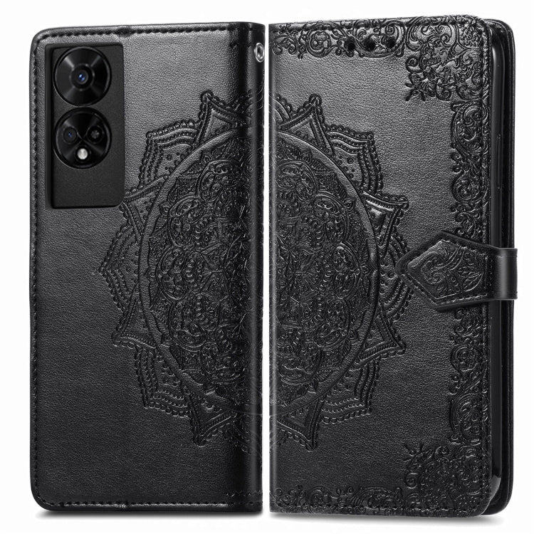 For TCL 50 5G Mandala Flower Embossed Leather Phone Case