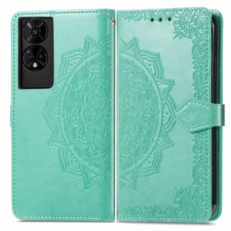 For TCL 50 5G Mandala Flower Embossed Leather Phone Case