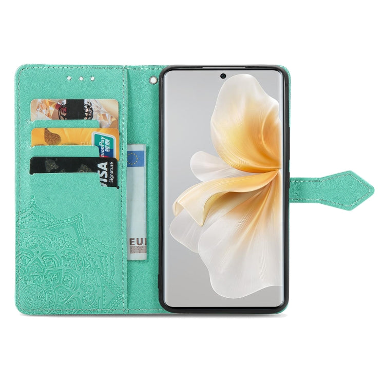 For TCL 50 5G Mandala Flower Embossed Leather Phone Case