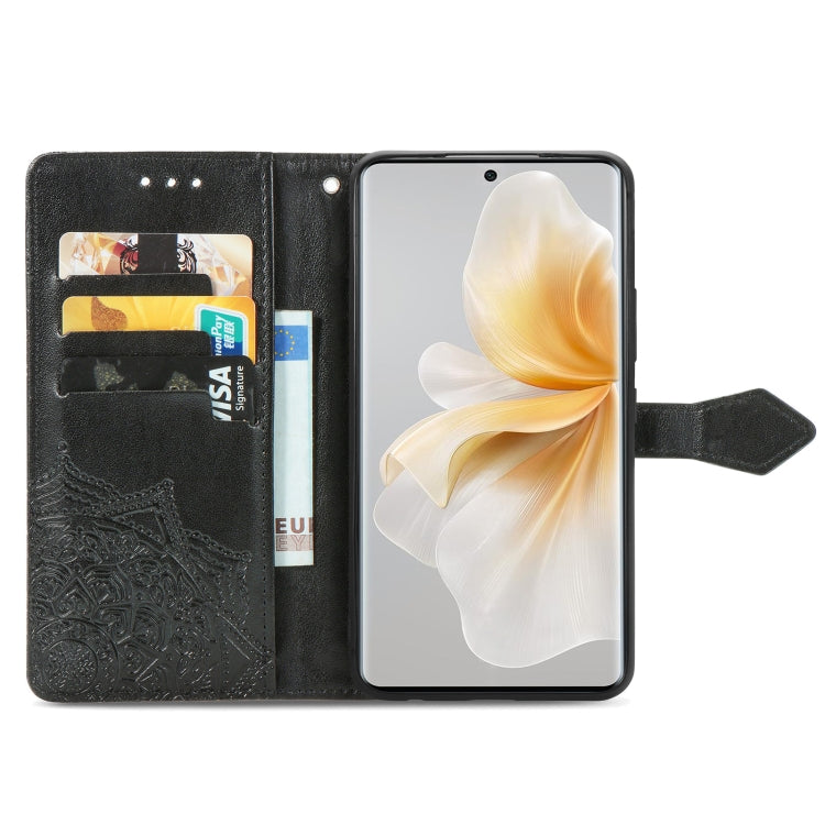 For TCL 50 Pro NxtPaper Mandala Flower Embossed Leather Phone Case