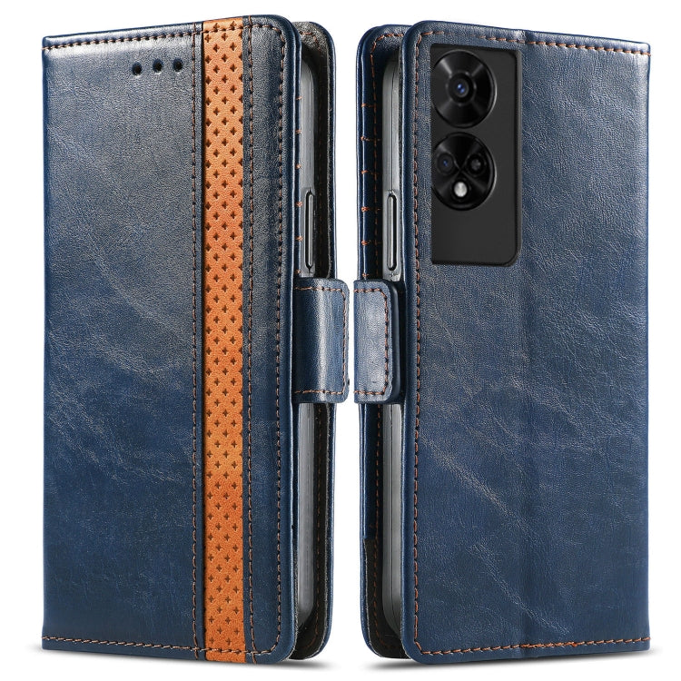 For TCL 50 5G CaseNeo Splicing Dual Magnetic Buckle Leather Phone Case