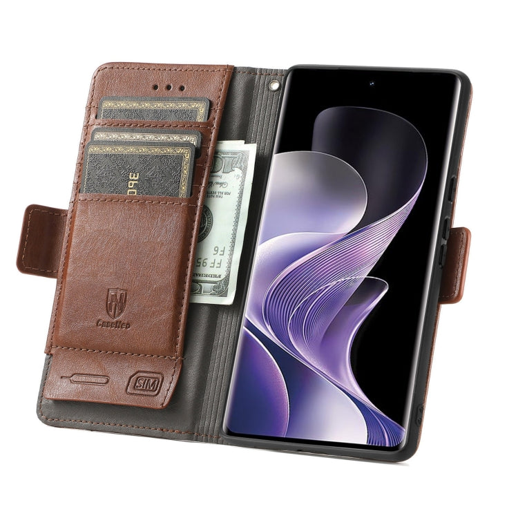 For TCL 50 Pro NxtPaper CaseNeo Splicing Dual Magnetic Buckle Leather Phone Case