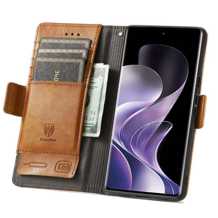 For TCL 50 Pro NxtPaper CaseNeo Splicing Dual Magnetic Buckle Leather Phone Case