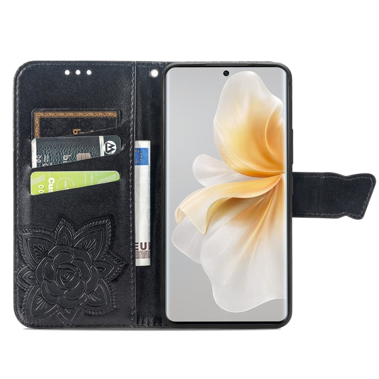 For TCL 50 5G Butterfly Love Flower Embossed Leather Phone Case